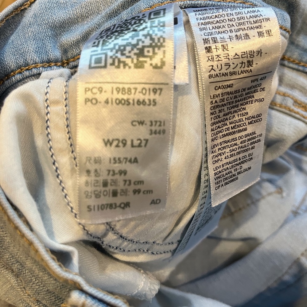 Women’s Levi Jeans Boyfriend/Crop - Picture 5 of 5